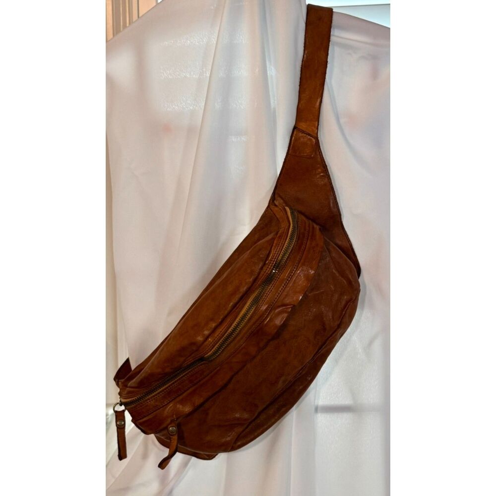 Campomaggi Teodorano 25.02.1961 Caramel Italian Leather Belt Bag Waist Sling